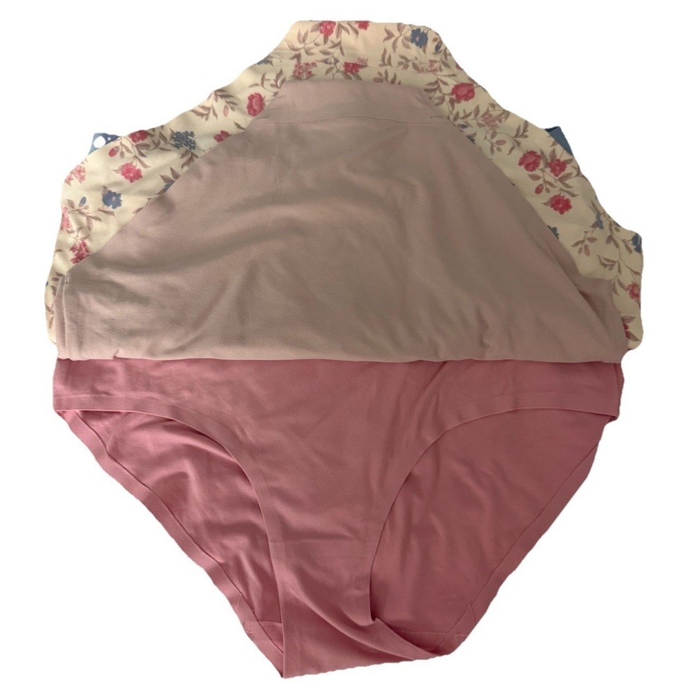 Laura Ashley Women's 5 Packs LS4063 Super Soft No Show Briefs Panties Size L New - Picture 5 of 10
